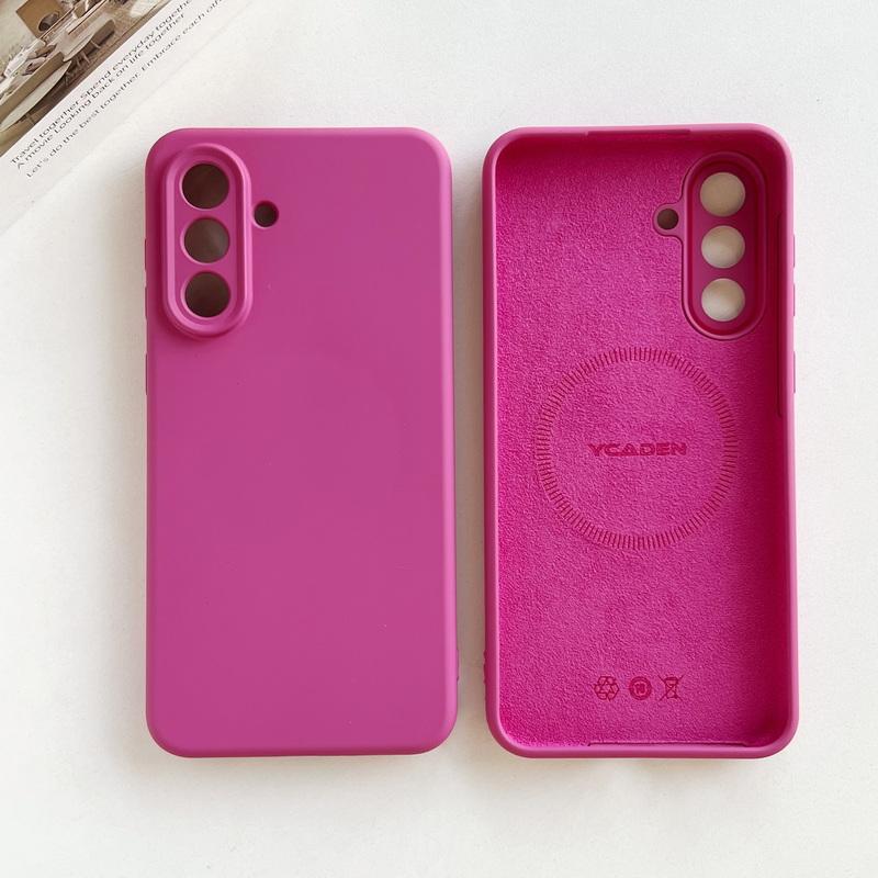Магнитный чехол из жидкого силикона для Samsung Galaxy S26 S25 Ultra S24 S23 S22 Plus A16 A54 A55 A56 5G, ударопрочный мягкий чехол
