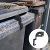 Мусорное ведро Циркуляция воздуха 2 шт. Вентиляционный зажим Кухонные отходы Предотвращает повреждение крышки Запах Легкая установка защелкиванием Амортизатор Защита от царапин