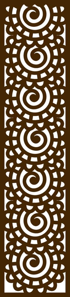 A5 Pendant, openwork decoration, beige, 21x90