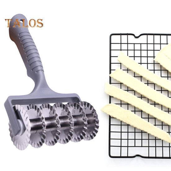 Резак для блинов, роликовый нож для резки, многоразовый универсальный нож для пиццы, роликовый резак для печенья, кондитерских изделий, кухонный гаджет