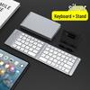 Складная Bluetooth-клавиатура для iPad, планшета и телефона - Компактная и портативная для работы и путешествий