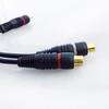 YFFSFDC RCA-разветвитель RCA-папа на 2 RCA Видео RCA Аудио Моно в Стерео Сабвуфер Золотой для Автомобиля Автомобильная Навигация Задняя часть Кабеля, Мама, Аудио, Y-образный Кабель,