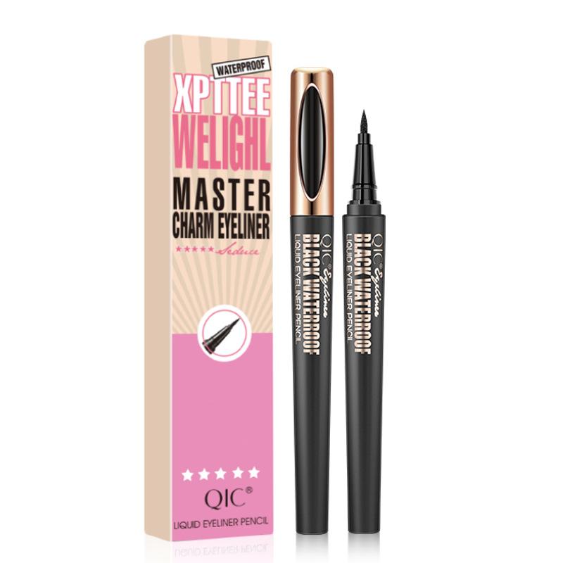 QIC Membrane Power Plump Mascara Waterproof Thick and Slim Long Curls Silicone Brush Head 4D Mascara