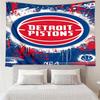 1PC Detroit Basketball Art Quick-Dry Tapestry, Unique Design Tapestry, Suitable for Bedroom,Livingroom, Playroom,Heartwarming Holiday Gifts