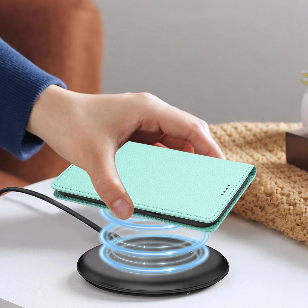 For OnePlus Ace 5 Pro 5G/OnePlus 13R 5G Wallet Case RFID Blocking Litchi Texture Leather Mobile Cover