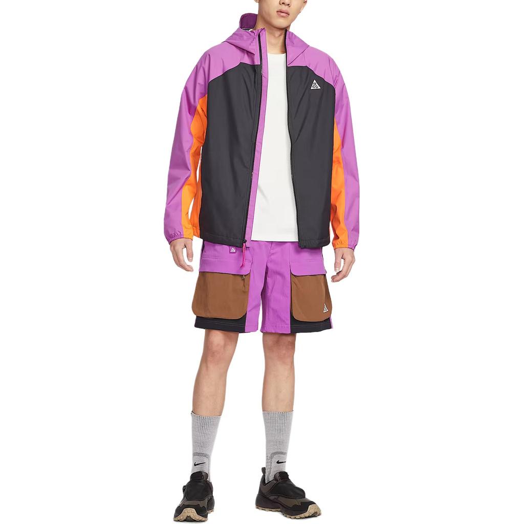 Nike ACG Phantazma Storm-FIT ADV 2.5L Водонепроницаемая ветрозащитная легкая куртка-дождевик с капюшоном на молнии, жесткая оболочка, для хайкинга, мужские куртки IF1144-551