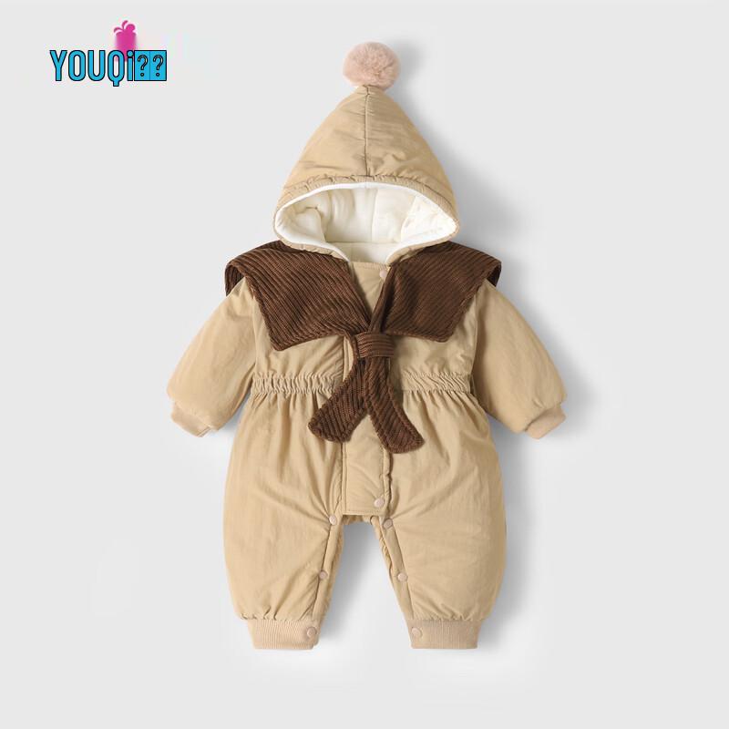 Теплый хлопковый комбинезон Youqi Baby на осень и зиму