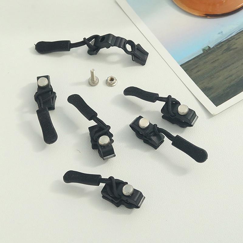 10 шт. универсальный комплект для ремонта молнии, быстрая мгновенная съемная молния, свободный бегунок для шитья молнии, тянущий механизм для куртки, сумки, пальто