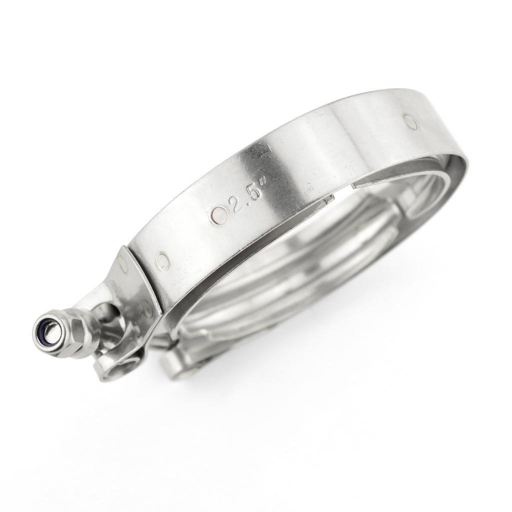 Универсальный улучшенный 2,5-дюймовый комплект V-образных хомутов для автозапчастей для турбокомпрессора, выхлопных трубТовар