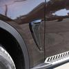 For BMW X5 F15 X5M F85 2014-2018 ABS Black/Silver/Carbon Fiber car shark gill side fender vent sticker Auto