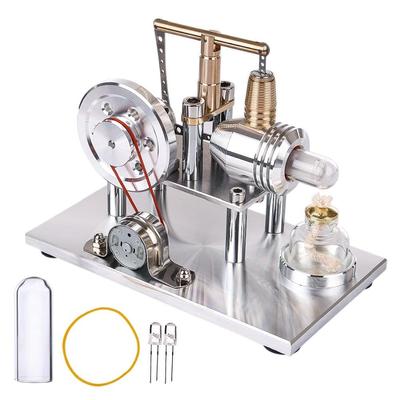 1 x Научный двигатель Стирлинга образовательная модель DIY Steam STEM Toys Learn Gift для детей