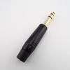 2-полюсный моно/3-полюсный стереоразъем 6,35 мм, позолоченный разъем 6,5 мм, 1/4 дюйма, разъем аудиокабеля для микрофона