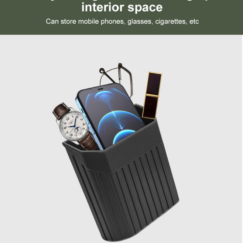 Автомобильный органайзер с липким креплением, бокс для хранения на центральной консоли, многоцелевой, для воздуховода, для хранения мобильного телефона, автомобильные аксессуары, дропшиппинг