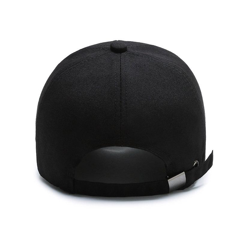 New Baseball Cap Men's Cap Sun Protection Sun Hat Versatile Trendy Hat Versatile Canvas Solid Color Hat