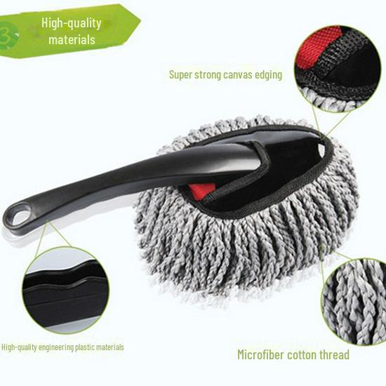 Маленькая восковая щетка для автомобиля, тряпка для мытья автомобиля, швабра для чистки салона автомобиля