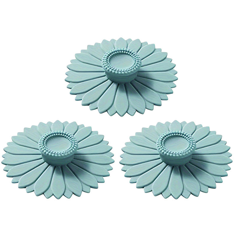 3 шт. практичных силиконовых чехлов для чашек, гибкие чехлы для кружек в форме подсолнуха, универсальные крышки для чашек для заварочных чайников, кофе