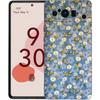 Цветочный арт Чехол для телефона Для Google Pixel 9 8 9A 8A 7 7A 6 Pro XL 6A 5G Черный Мягкая задняя крышка Роскошный TPU Чехол