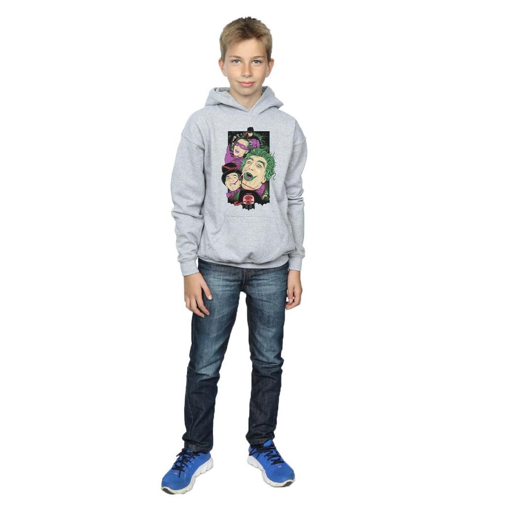 DC Comics Boys Batman TV Series Rogues Gallery Hoodie