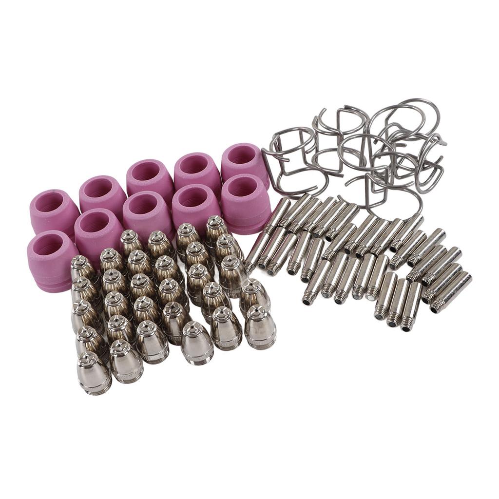 80 шт. Комплект расходных материалов для плазменной резки, наконечники, оборудование для 40 50 60A SG 55 AG 60 WSD 60