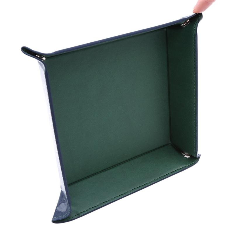 Подставка для хранения игральных костей с шестигранной головкой, держатель для коврика из искусственной кожи и бархата, двухсторонний, толстый, для хранения офисных принадлежностей, инструменты