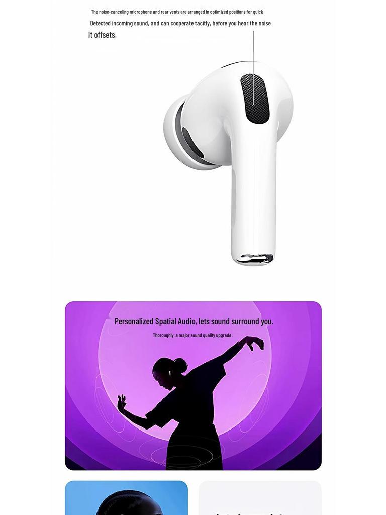 2025 Pro3 Bluetooth-наушники с активным шумоподавлением для Apple