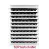 SL  EYELASH 320Pcs Cluster Lashes 30D 40D 50D C D Curl Lash Clusters Mix 8-16mm Individual Eyelashes DIY Lash Extension Kit