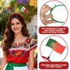 Party Headband Football for Women Men Soccer Cheering National Flag No Pressure Hairband Game Day Accessories Sports Fans Festival Headwear