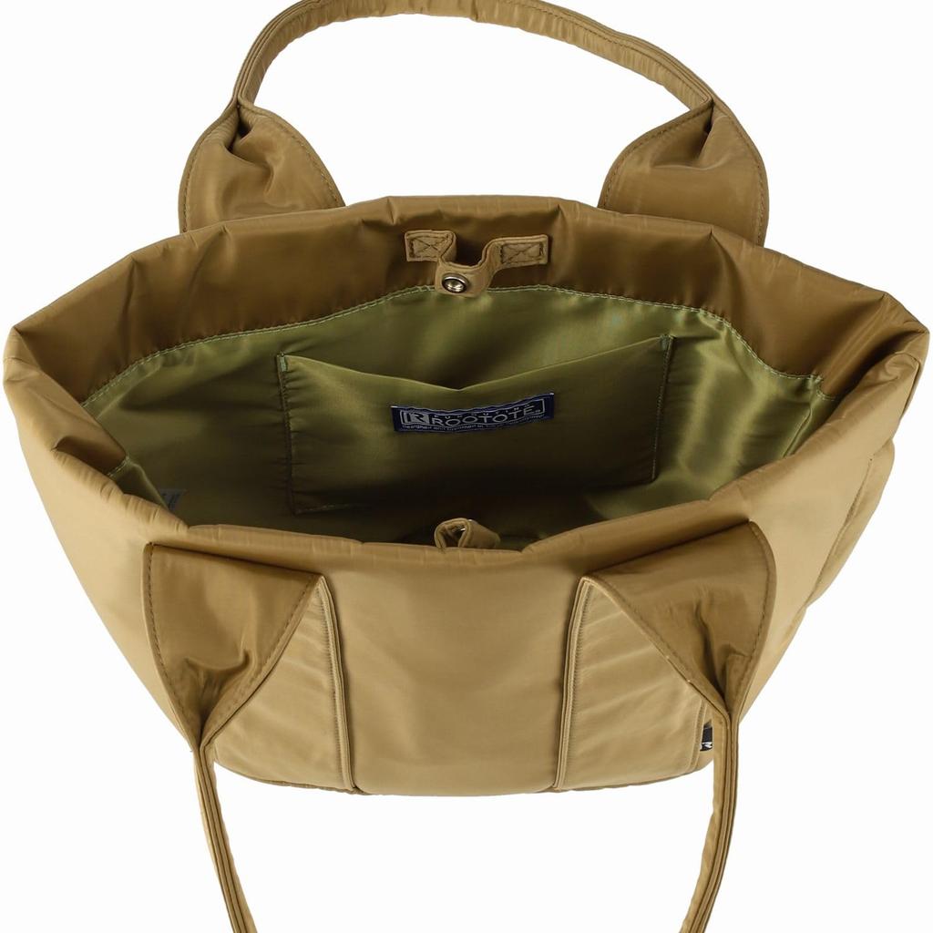 1221 Tote Bag SN Medium [Rootote] gently-A (Tan)