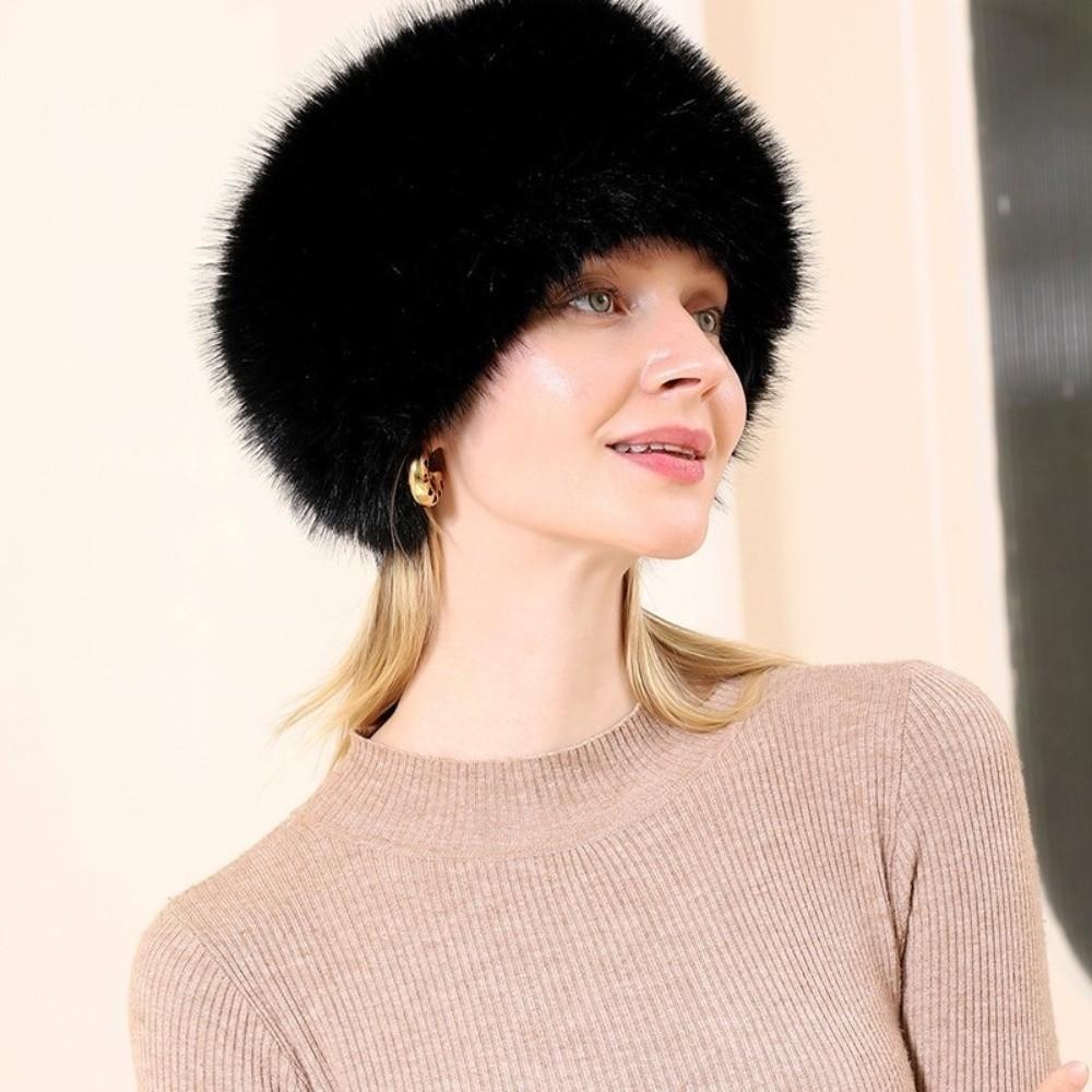 Набор из 3 шт. Эластичные Широкие Меховые Манжеты на Манжеты Шапка Ветрозащитные Плюшевые Повязки на Голову Ретро Повязка на Голову Набор Браслетов для Катания на Лыжах