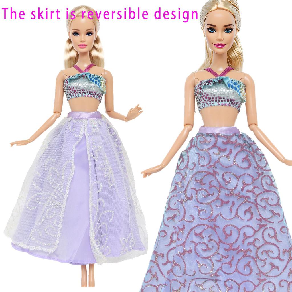 Классические бальные платья принцессы Средневековья, вечерние платья для одежды куклы 30 см, свадебные танцевальные наряды (НЕТ КУКЛ)