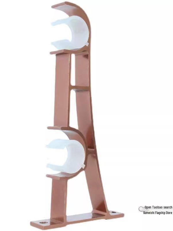Thick Aluminum Alloy Double Curtain Rod Bracket