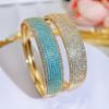 CMM Modern Jewelry Bohemian Ethnic Style Golden Party Jewelry Hand Accessories Women Zircon Bracelet Bangle