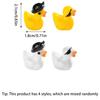 10/20Pcs Mini Resin Pirate Ducks Cute Yellow Duck Tiny Miniature Animals Figures Ornaments For Diy Fairy Garden Decoration