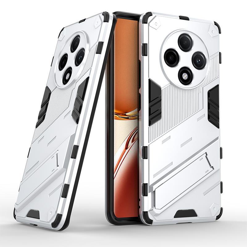 For Oppo A2 A3 Pro Energy 5G Punk Armor Shockproof Bumper Rugged Rubberized PC Fitted Kickstand Case Stand Holder Cover Shell