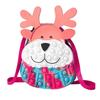 Push Bubble Christmas Elk Coin Purse Portable Silicone Decompression Toy Extrusion Bubble Shoulder Bag Gift for Girls
