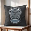 Stylish BBBSSB simple Cushion Cover Natural Linen Organic Fabric DoubleSided Printing Couch Pillow Covers Home Decor