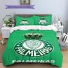 Palmeiras Pattern Bedding Set Quilt Cover Pillowcase Home Decor Gift (1 * duvet cover + 2 * pillowcase, without core)