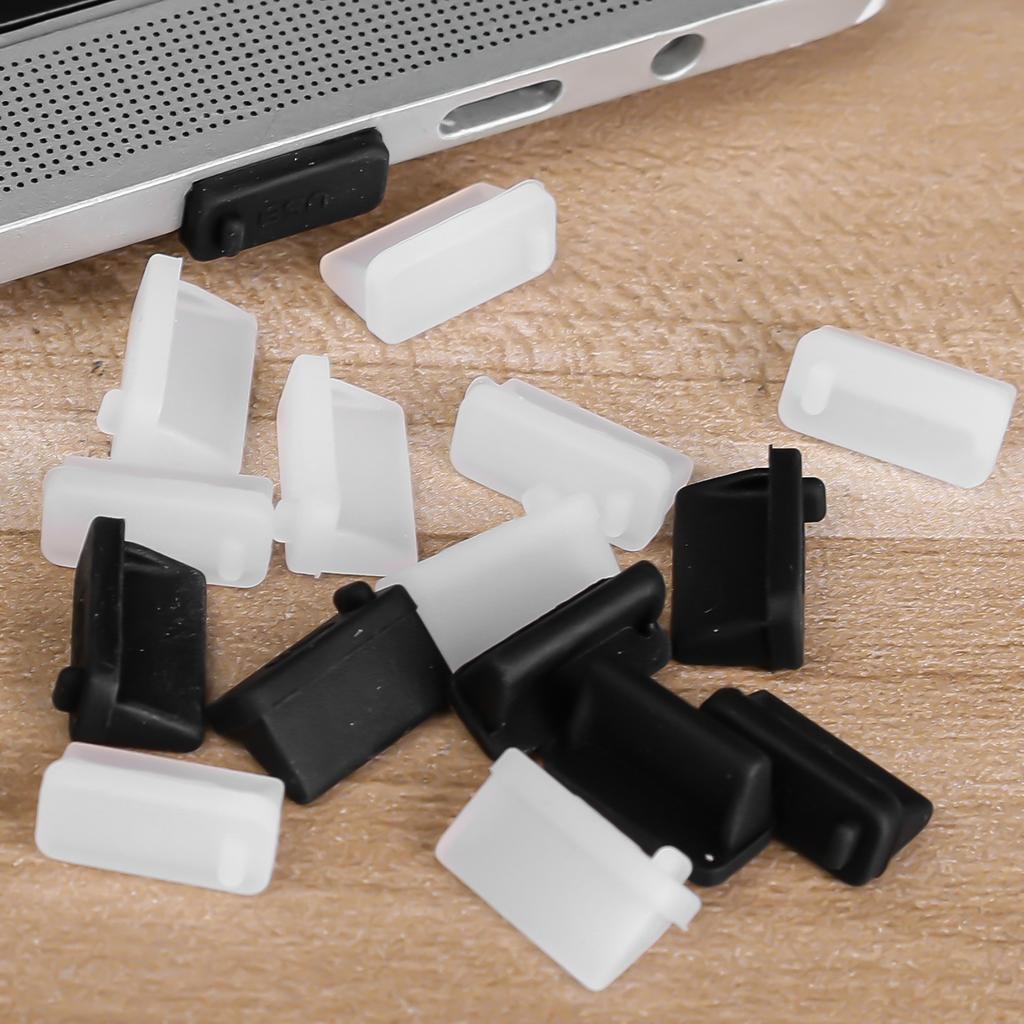 60/40/20/10PCS USB A Dust Plugs for Laptop Notebook PC USB Charging Ports Protectors Silicone Dustproof Caps Dustplug Cover2