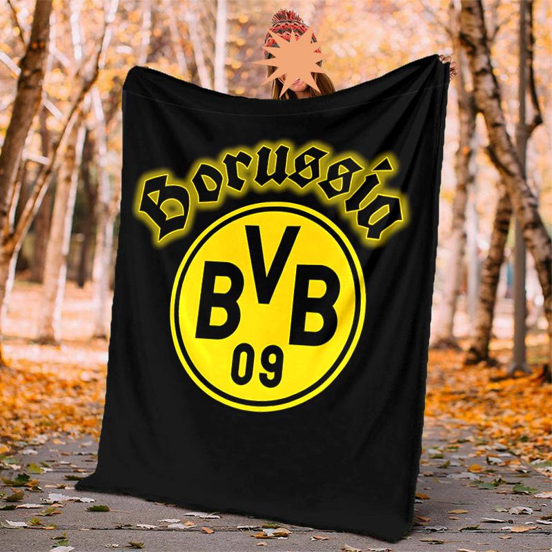 Bvb Flannel Blanket Soft Warm All-Season Throw, Design for Camping, Car Travel, Hiking Sofa, Bed, Office Perfect Gift for Parties