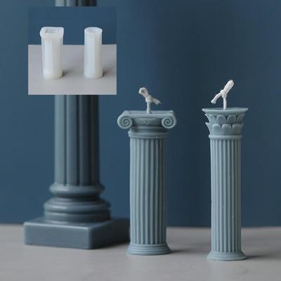 Римская колонна, форма для свечи, Европейский простой стиль, украшение дома, ароматическая свеча, сделай сам, форма для гипса