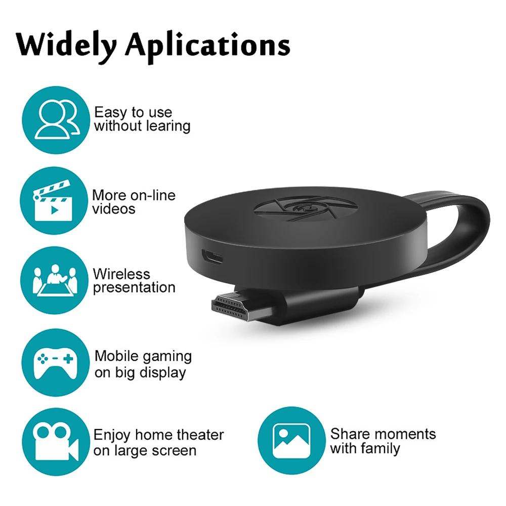 ТВ-стик G2 1080P Адаптер для экрана HDMI-совместимый Донгл Приемник для Android iOS Smart TV Box для Mirascreen Google