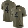 Mens Rugby Jersey Short Sleeve T-Shirt Military Green Casual Sport Top Training Running Fitness