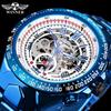 New Fashion Automatic Mens Watches Luxury Mechanical Wristwatches Hollow Watch