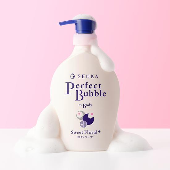 Senka Perfect Bubble for Body Sweet Floral 500ml