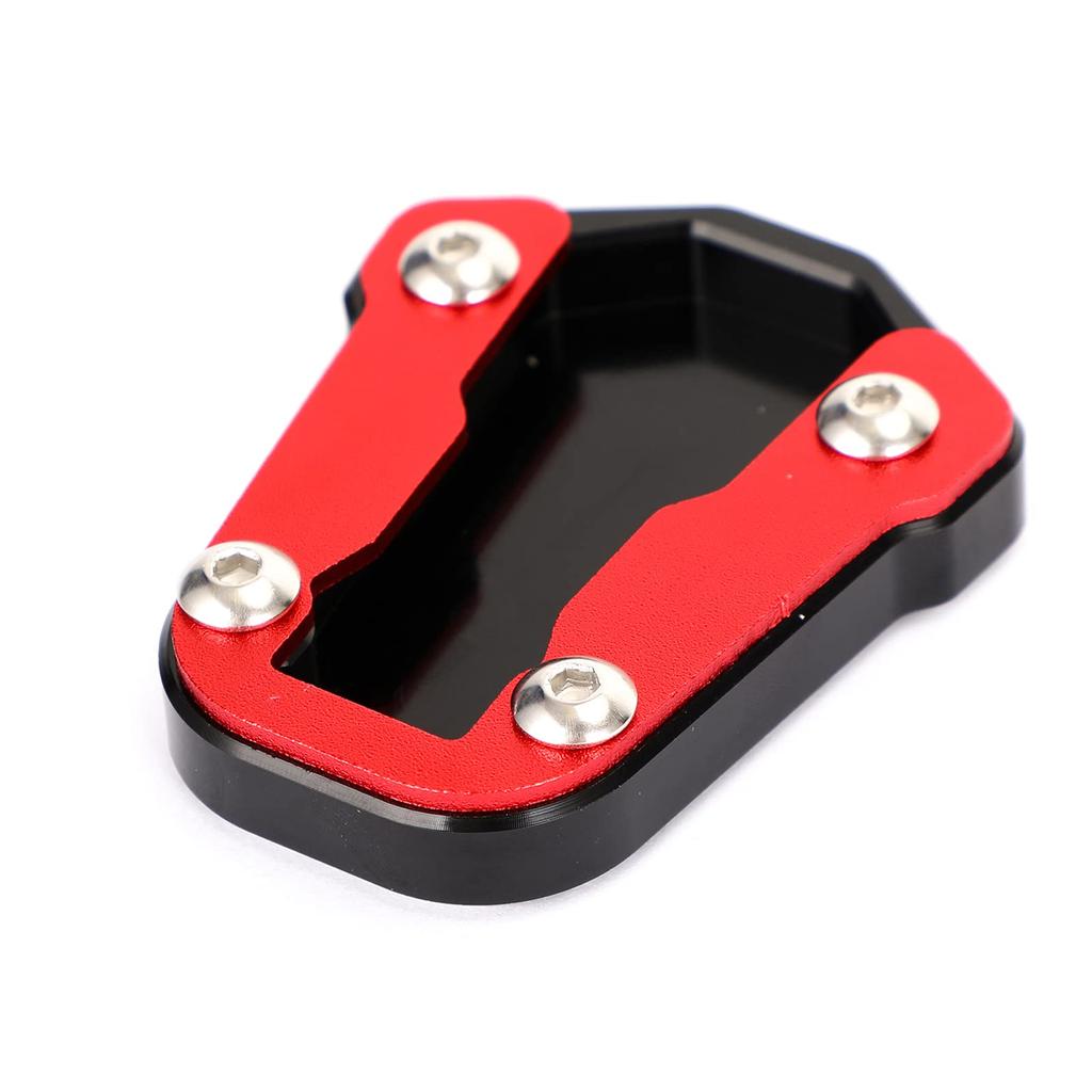 Bruce & Shark Side Stand Kickstand Extension Pad for Honda CRF300L CRF300 Rally 2021-2022 Red