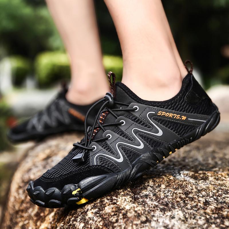 Мужские туфли для трекинга по реке Лето Новые Толстая подошва Амортизация Противоскользящие Защита от проколов Путешествия Пеший туризм Альпинизм Обувь для брода Мужчина