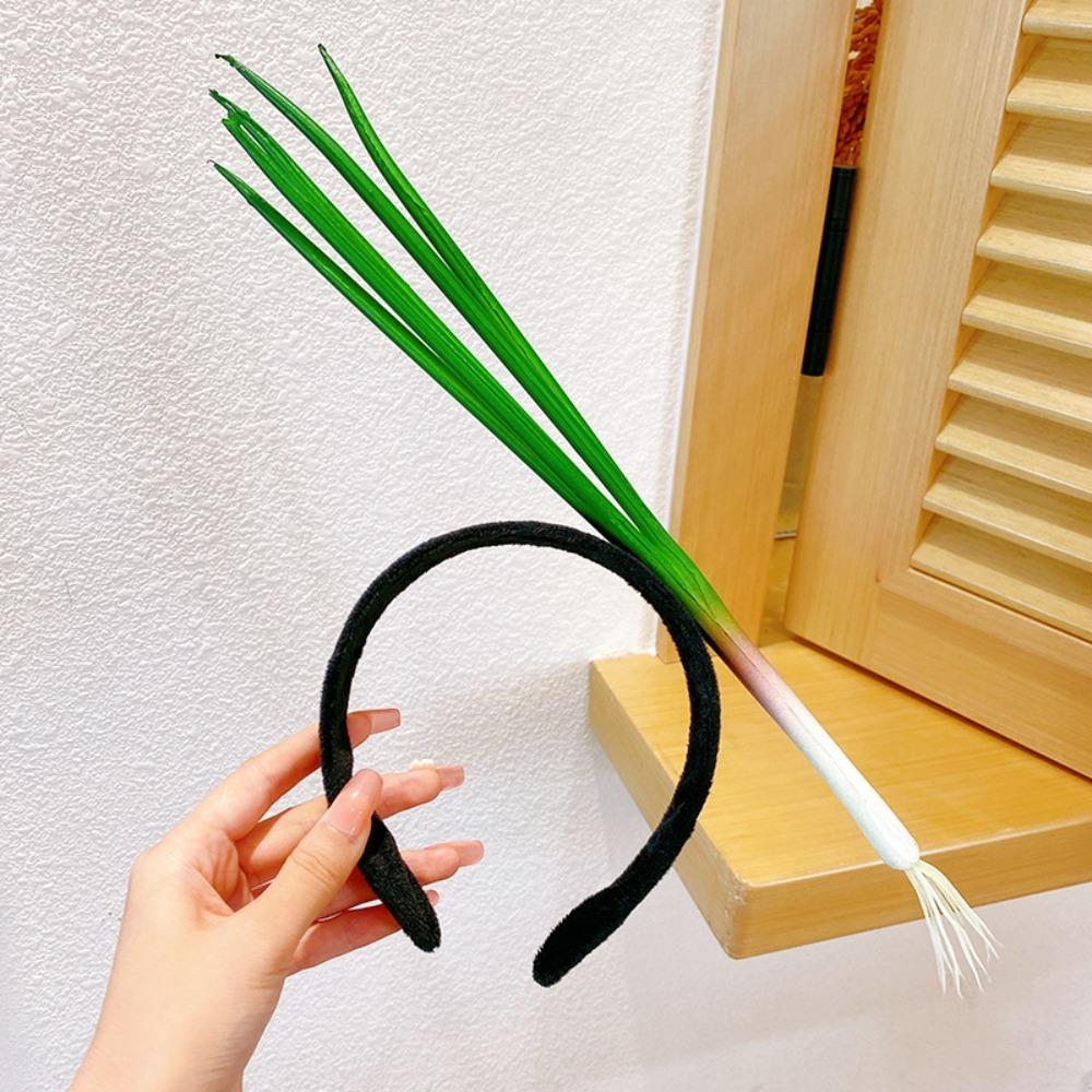 Ободок для волос с изображением жареных яиц и овощей, мультяшный обруч для волос Kawaii, креативные забавные ободки для женщин