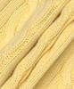 POLO RALPH LAUREN W Slim Fit Cable Knit Polo Shirt - Yellow