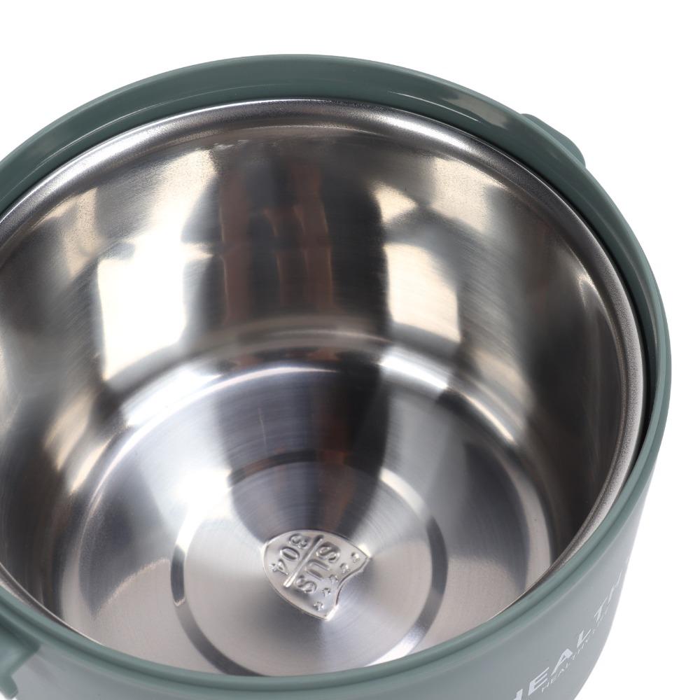 304 Stainless Steel Insulated Lunch Box Three Layers Food Jar Practical Lunch Box School Use