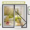 Window Screen Replacement Kit Mosquito-proof Fastener Tape Design Easy To Install Universal Fit DIY Adjustable Mesh Window Screen